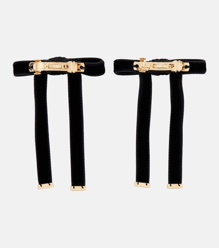 Set de 2 barrettes en velours - Prada - Modalova