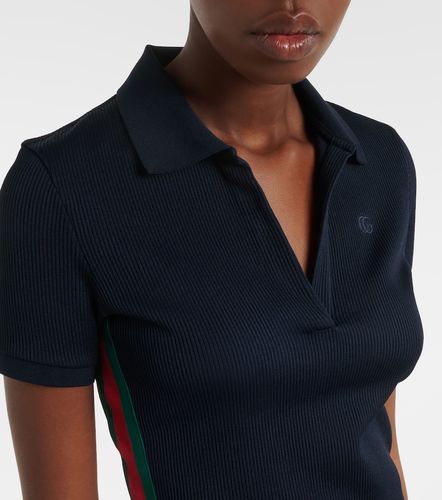Gucci Robe polo Web Stripe - Gucci - Modalova