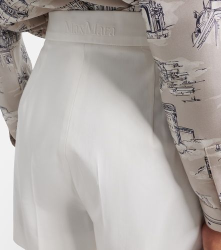 Short Tabacco en coton mélangé - Max Mara - Modalova