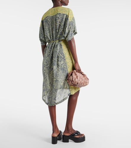 Robe en georgette à imprimé - Dries Van Noten - Modalova