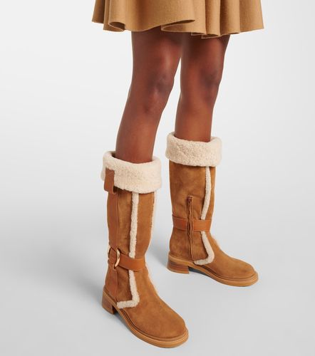 See By Chloé Bottes New Ring en daim et peau lainée - See By Chloe - Modalova