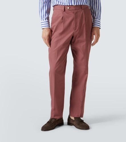 Dunhill Pantalon droit en coton - Dunhill - Modalova