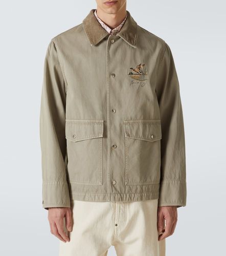 Burberry Veste brodée en coton - Burberry - Modalova