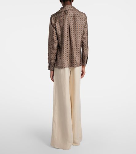 Pantalon ample Oro en lin et soie - Max Mara - Modalova