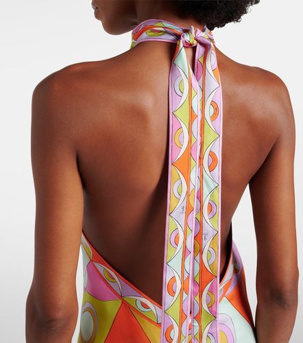 Pucci Robe midi Occhi en soie - Pucci - Modalova