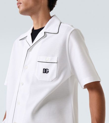 Chemise DG en coton et soie - Dolce&Gabbana - Modalova