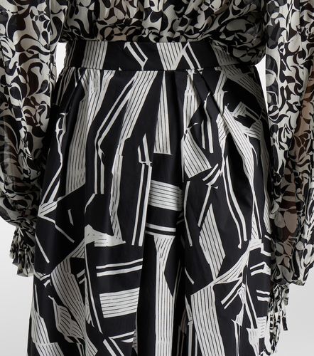 Jupe midi imprimée en coton - Dries Van Noten - Modalova