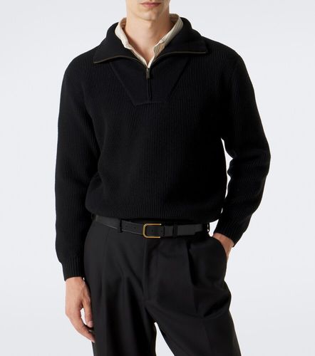 Pull en laine à col zippé - Saint Laurent - Modalova