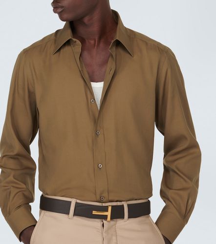 Chemise en popeline de soie - Tom Ford - Modalova