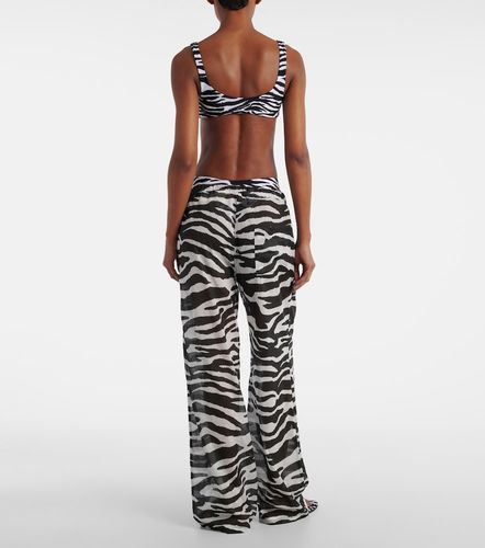 Pantalon ample imprimé en coton - The Attico - Modalova