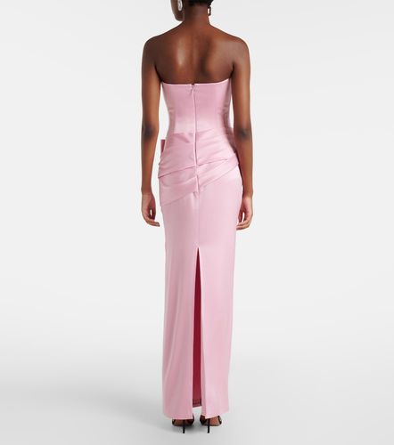 Robe longue en crêpe de satin - Alex Perry - Modalova