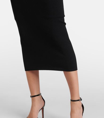 Alaïa Jupe midi Vienne en jersey à découpes - Alaia - Modalova