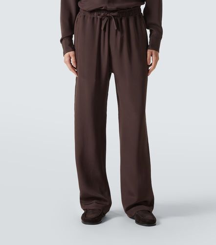 Saman Amel Pantalon ample en soie - Saman Amel - Modalova