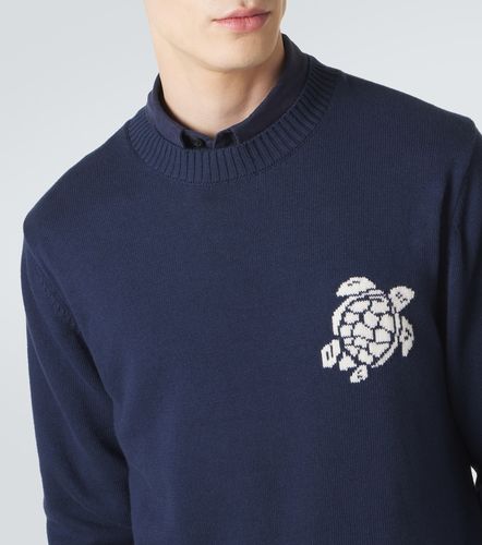 Pull jacquard en coton et cachemire - Vilebrequin - Modalova