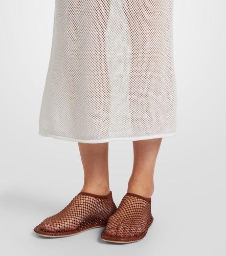Robe midi en coton au crochet - Stella McCartney - Modalova