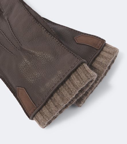 Canali Gants en cuir et cachemire - Canali - Modalova
