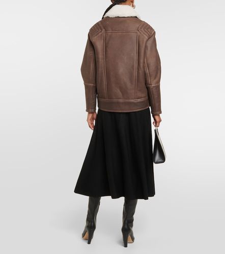 Blancha Veste en cuir et shearling - Blancha - Modalova