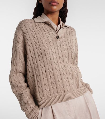 Polo en coton mélangé - Brunello Cucinelli - Modalova