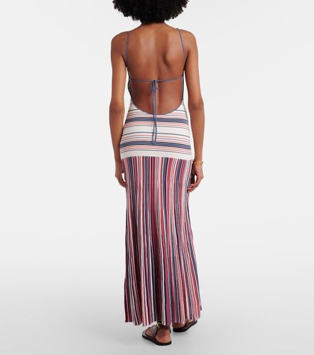 Robe longue Citara rayée en coton mélangé - Faithfull - Modalova