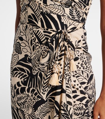Robe midi Collina imprimée en coton - Poupette St Barth - Modalova