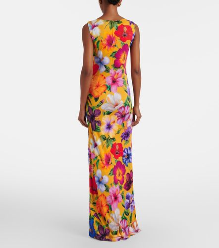 Dolce&Gabbana Robe longue à fleurs - Dolce&Gabbana - Modalova
