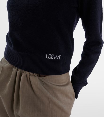 Loewe Pull brodé en laine à logo - Loewe - Modalova