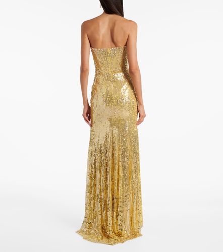 Robe longue bustier Sarai à sequins - Jenny Packham - Modalova
