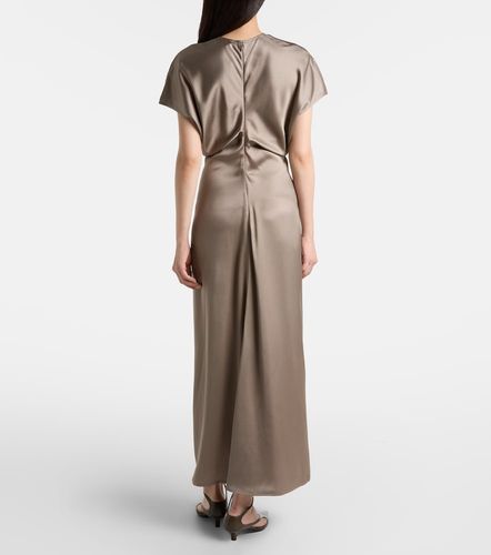 Toteme Robe longue en satin - Toteme - Modalova