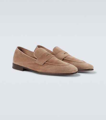 Mocassins en daim - Brunello Cucinelli - Modalova