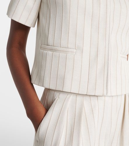 Max Mara Veste rayée en coton - Max Mara - Modalova