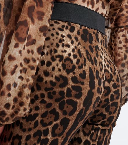 Legging à imprimé léopard - Dolce&Gabbana - Modalova