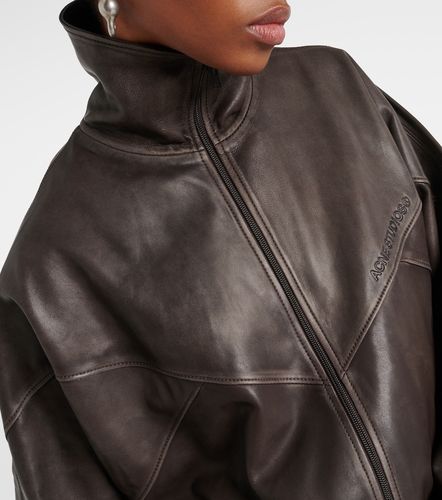 Veste bomber Letty en cuir - Acne Studios - Modalova
