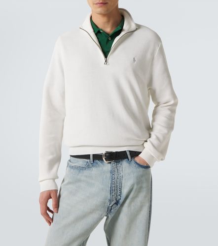Pull en coton à col zippé - Polo Ralph Lauren - Modalova