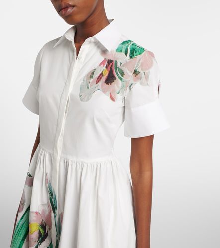 Robe chemise en coton à fleurs - Erdem - Modalova