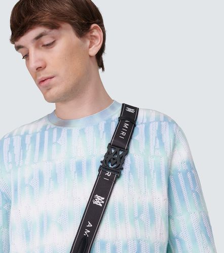 Pull en coton et cachemire mélangés à logo - Amiri - Modalova