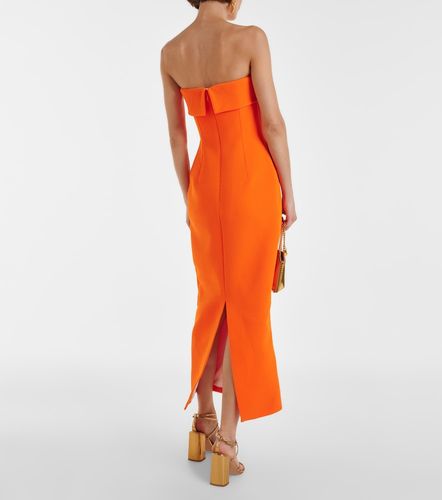 Robe midi bustier Keeley en crêpe - Emilia Wickstead - Modalova