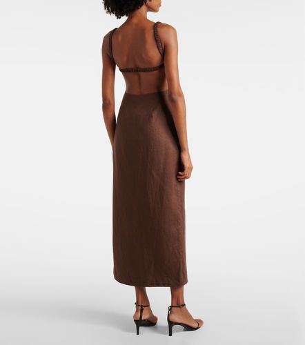 SIR Robe midi en lin - SIR - Modalova