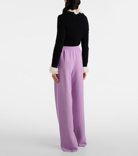 Pantalon ample en Cady Couture - Valentino - Modalova