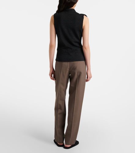 Gilet asymétrique en laine mélangée - Lemaire - Modalova