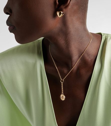Collier Infinite Gratitude à pendentif en or 18 ct et diamants - FoundRae - Modalova