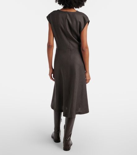 Robe midi en laine mélangée - Brunello Cucinelli - Modalova