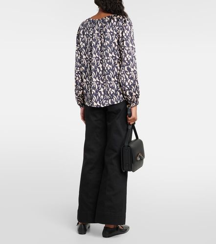 Blouse Kade en satin imprimé - Velvet - Modalova