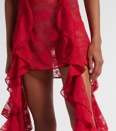 Oséree Robe bustier en dentelle à volants - Oseree - Modalova