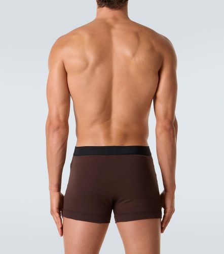 Boxer en coton mélangé à logo - Tom Ford - Modalova
