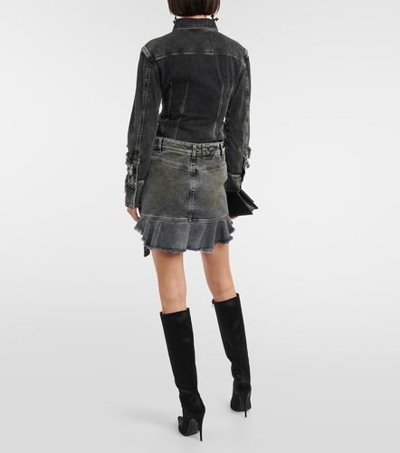 Blumarine Mini-jupe en jean - Blumarine - Modalova