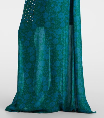 Robe longue imprimée à ornements - Dries Van Noten - Modalova