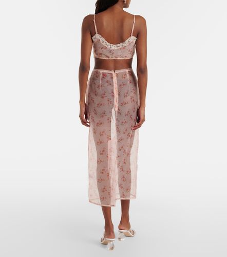 Simone Rocha Jupe midi à fleurs - Simone Rocha - Modalova