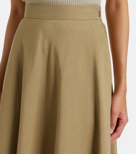 Max Mara Jupe midi en lin et soie - Max Mara - Modalova