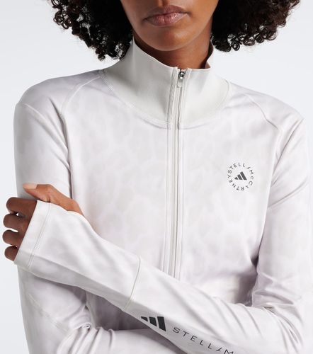 Veste à imprimé léopard et logo - Adidas by Stella McCartney - Modalova