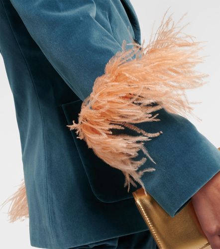Blazer en velours de coton à plumes - La DoubleJ - Modalova